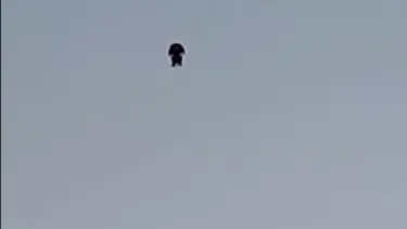 Muş'ta gökyüzünde insanı andıran cisim görüntülendi