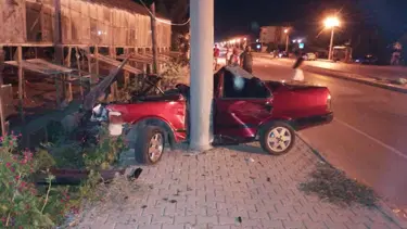 Otomobil ile cip çarpıştı: 1 ölü, 6 yaralı