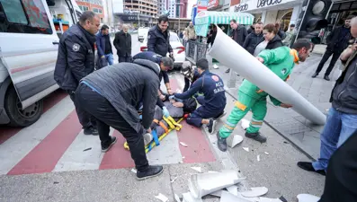 Kuvvetli lodos bir kişiyi hastanelik etti