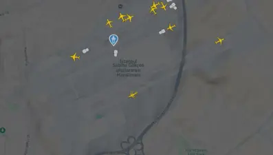 Sabiha Gökçen'e iniş yapan uçaklara deprem uyarısı