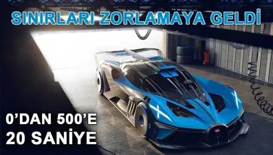 1850 beygirlik Bugatti Bolide tanıtıldı