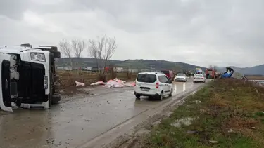 Samsun'da TIR'lar kafa kafaya çarpıştı: Ölü ve yaralılar var