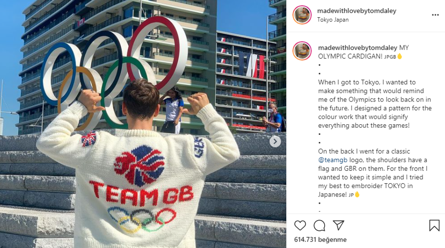 Olimpiyat şampiyonu sporcu Tom Daley'in örgü örme hobisi 4
