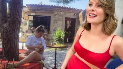 Taze anne Burcu Biricik'ten kızı Luna'yla paylaşım