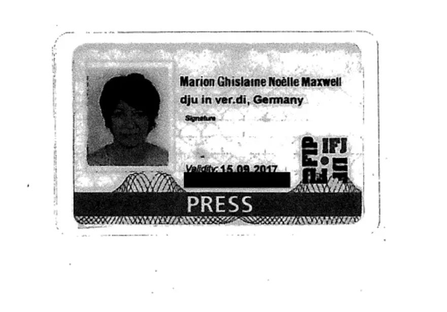 EPSTEIN'IN ORTAĞINA BASIN KARTI 