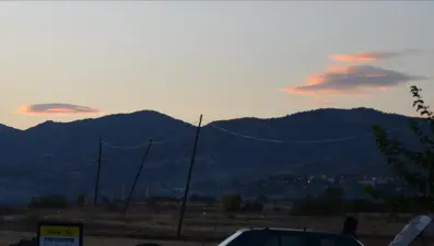 Çorum'da mercek bulutu oluştu