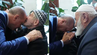 Cumhurbaşkanı Erdoğan'a MYK öncesi sürpriz ziyaret