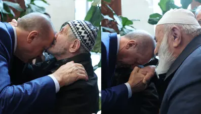 Cumhurbaşkanı Erdoğan'a MYK öncesi sürpriz ziyaret