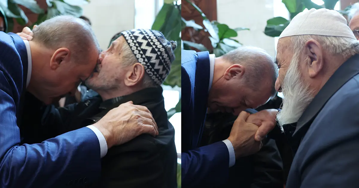 Cumhurbaşkanı Erdoğan'a MYK öncesi sürpriz ziyaret