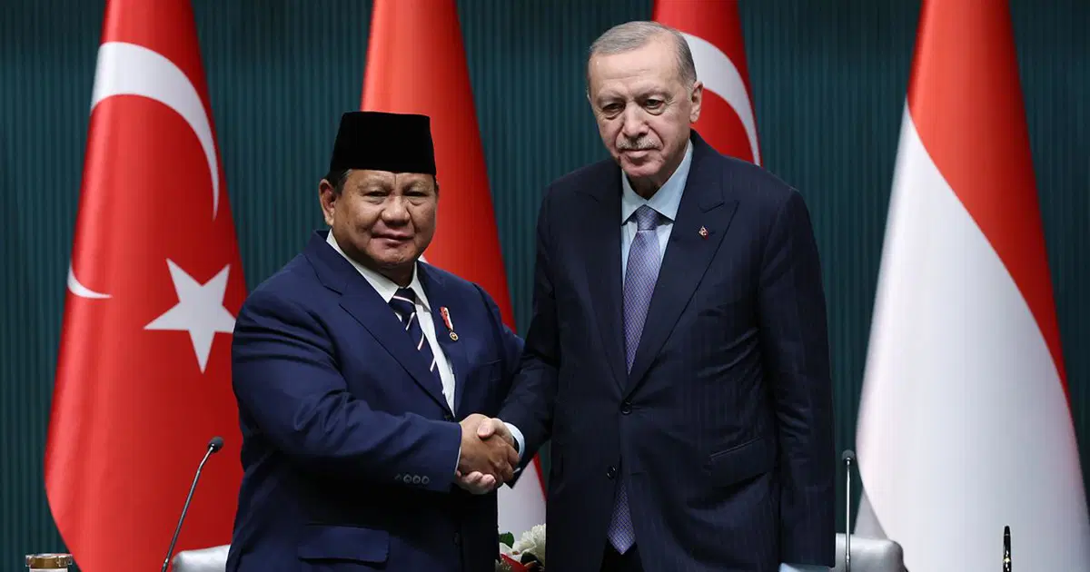 Cumhurbaşkanı Erdoğan, Endonezya Cumhurbaşkanı Subianto ile görüştü