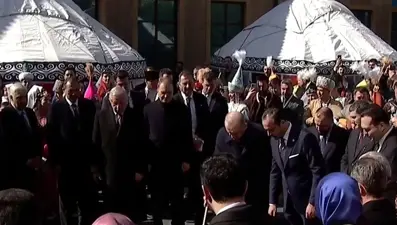 Cumhurbaşkanı Erdoğan nevruz ateşini yaktı