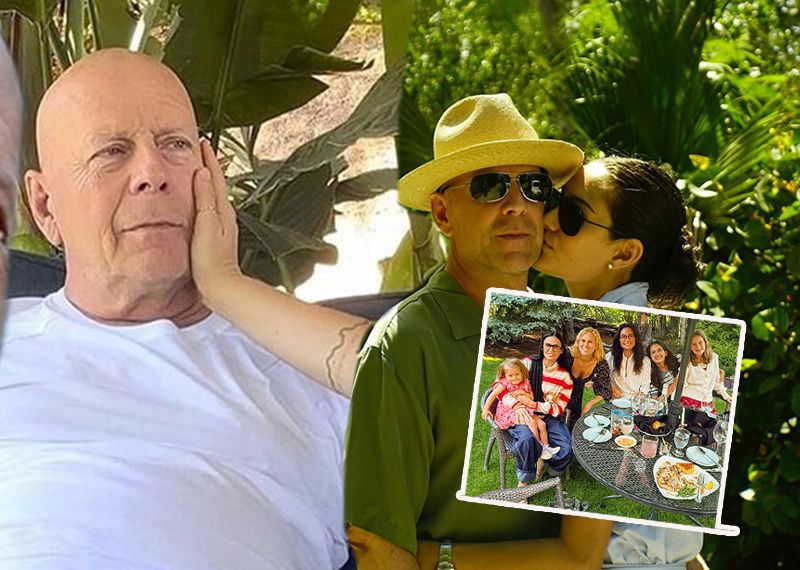 Bruce Willis aile fotoğrafında yer almadı