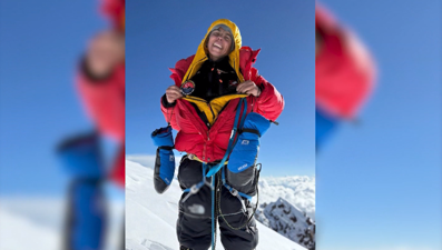 Dünyanın en zorlu ve tehlikeli dağını tırmanan Türk kadın dağcı