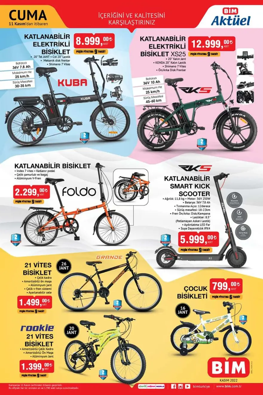 BİM market indirimli aktüel ürünlerde bu hafta (8-15 Kasım BİM güncel indirimli aktüel ürünler kataloğu) 5