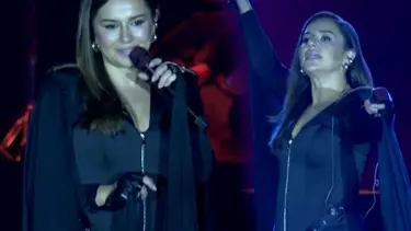 Merve Özbey Mardin'de konser verdi