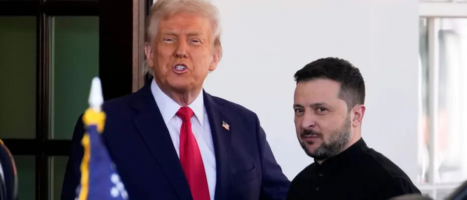 Trump'tan Zelenski çıkışı. “Ben onaylamadan elinde hiçbir şey yok”