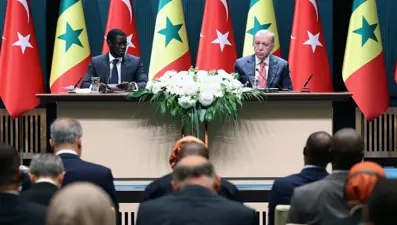 Cumhurbaşkanı Erdoğan, Senegalli mevkidaşı ile bir araya geldi