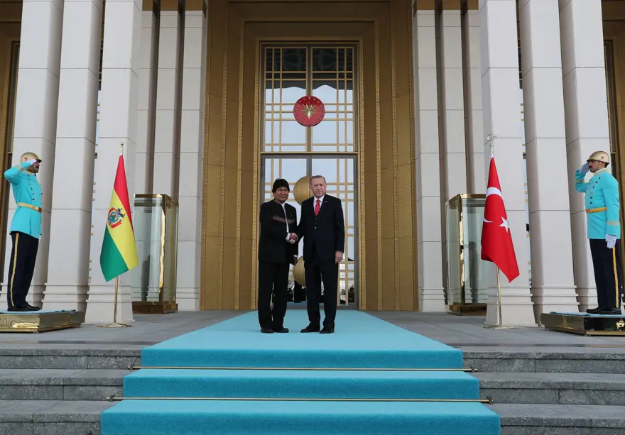 Bolivya lideri Morales Ankara'da 26