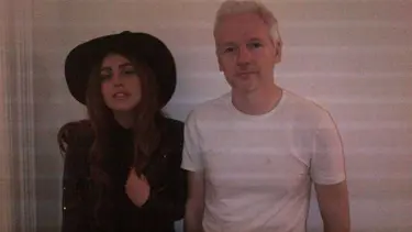 Assange'ın misafiri Lady Gaga oldu