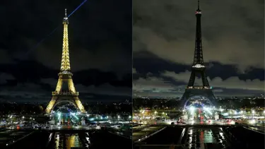 Işıklar dünya için söndü! Simge yapılar karanlığa gömüldü