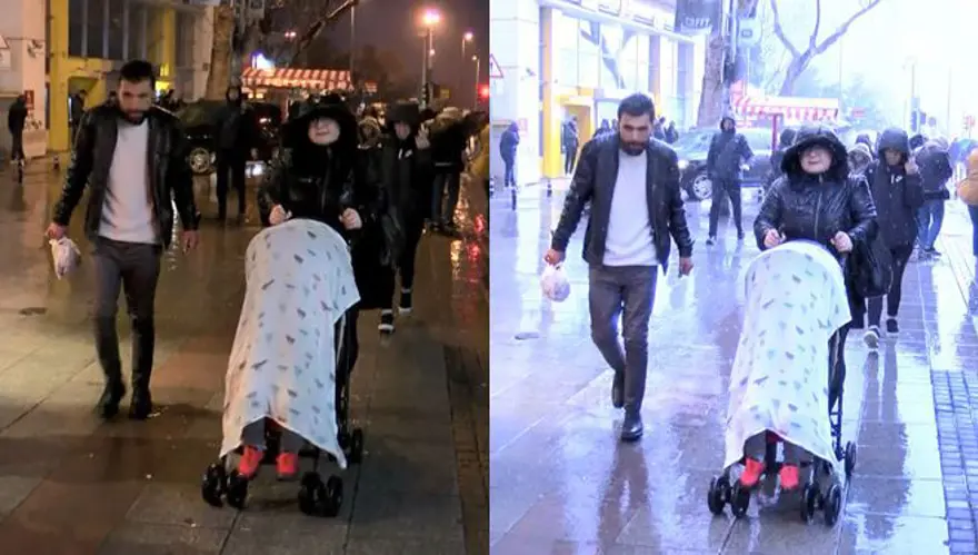 Sağanak yağış İstanbul'da etkili oldu 