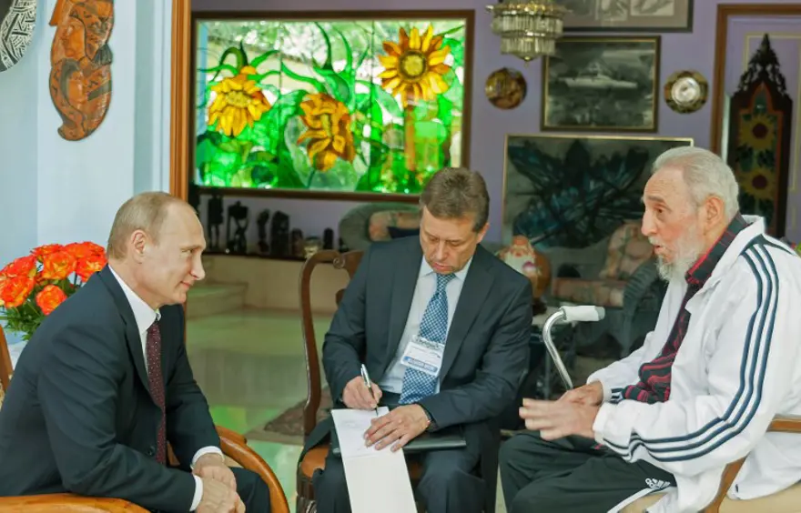 Putin Küba'da 