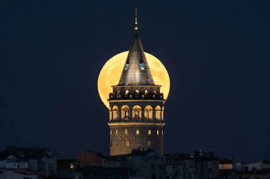 Türkiye'den muhteşem "Süper Ay" manzaraları 1