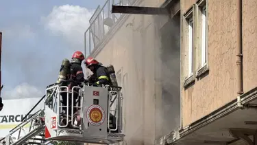 Sakarya'da sanayi sitesinde yangın paniği