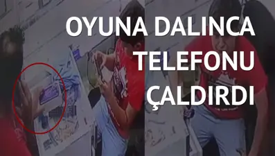 Cep telefonu hırsızı, küçük çocuğu gözyaşlarına boğdu