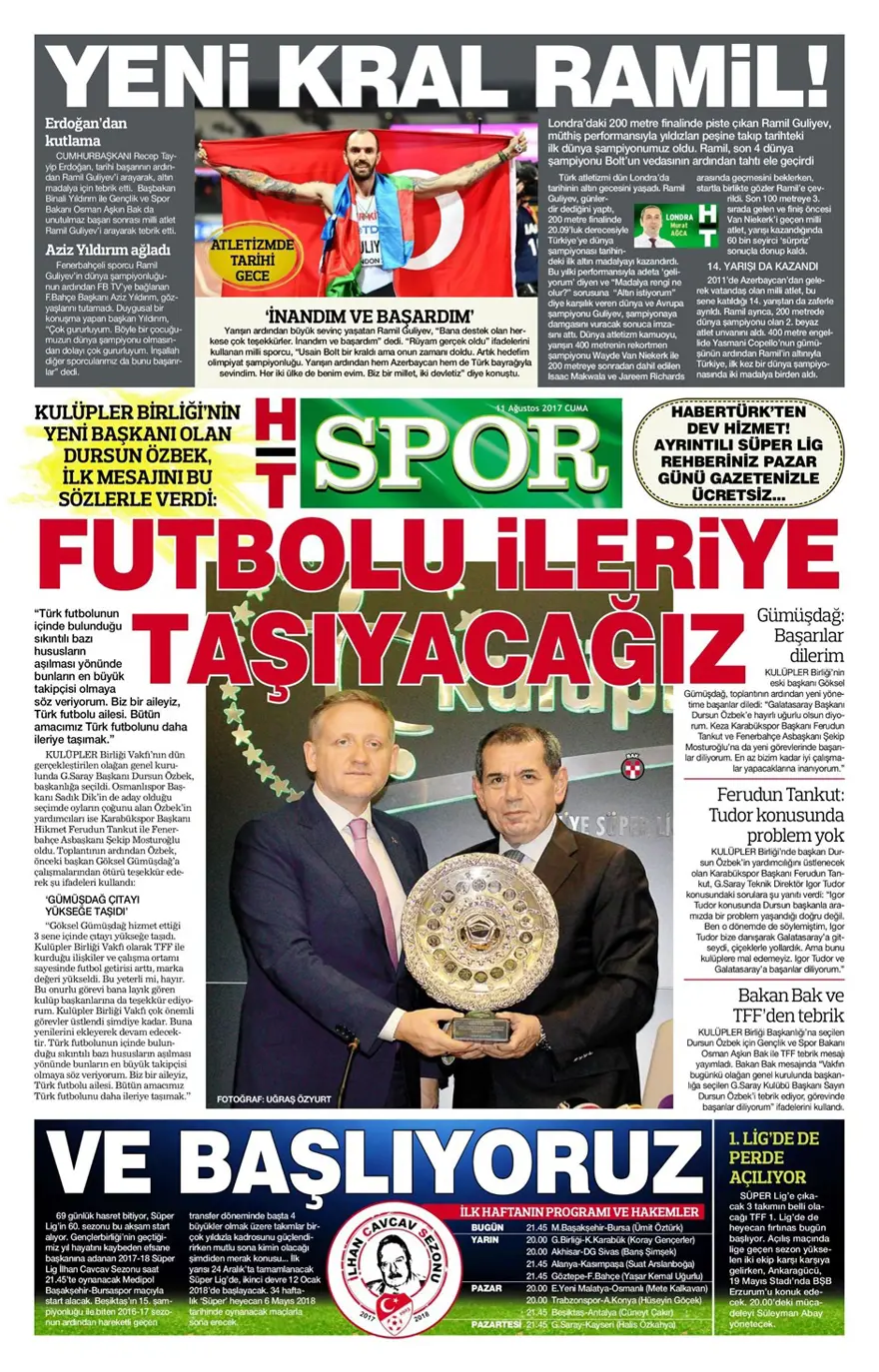 Günün spor gazeteleri (Transfer haberleri - 11 Ağustos 2017) 5 Günün spor gazeteleri (Transfer haberleri - 11 Ağustos 2017) 5