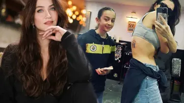 Ceren Benderlioğlu'nun yeni dövmesi: Kızının çizimini ömür boyu taşıyacak