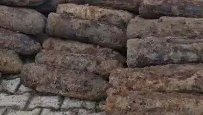 Gelibolu'da patlamamış 50 top mermisi bulundu