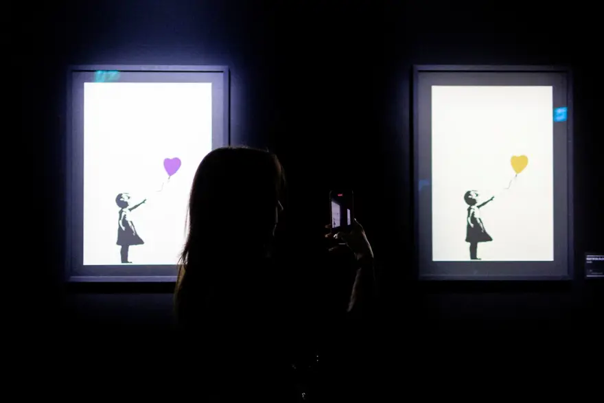 Gizemli sokak sanatçısı Banksy'nin eserleri Toronto'da büyük ilgi gördü 5