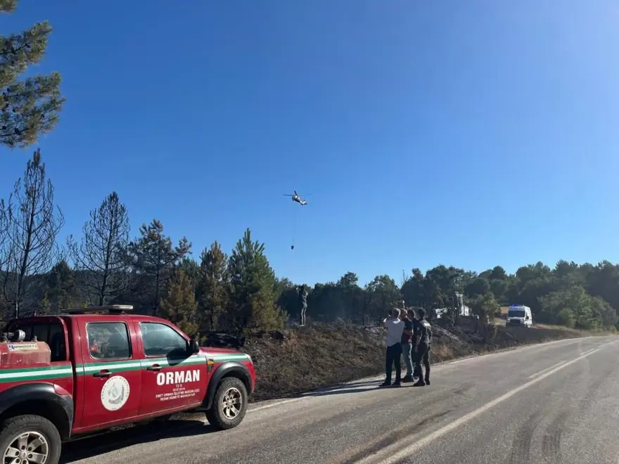 Kütahya’da orman yangını Kütahya’da orman yangını