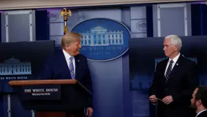 Pence, corona nedeniyle Trump'a yaklaşmıyor