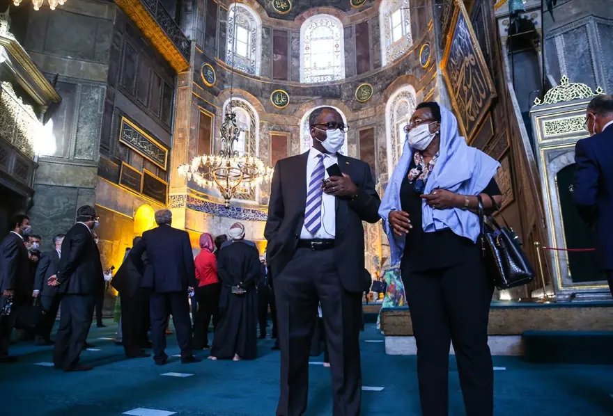 Büyükelçilere Ayasofya turu 7 Büyükelçilere Ayasofya turu 7