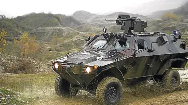 Polise 100 milyon TL’lik zırhlı araç