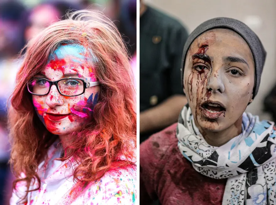 Dünyanın "iki yüzü" fotoğraflarla belgelendi 3