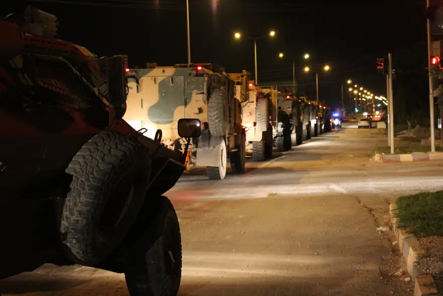 Suriye sınırına askeri sevkiyat 1 Suriye sınırına askeri sevkiyat 1