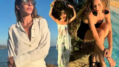 Sinem Kobal'dan yaza veda pozları