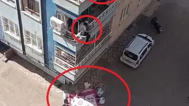 Down sendromlu çocuğu komşusu kurtardı