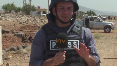 NTV ekibi çatışma bölgesinde: Süveyda çevresinde çatışma sesleri