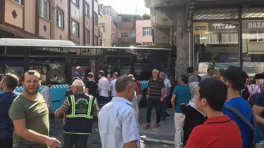Gaziosmanpaşa'da halk otobüsü kazası: 5 yaralı