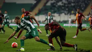 Bursaspor-Galatasaray karşılaşması