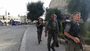 İsrail polisi Filistinli kadını vurdu İsrail polisi Filistinli kadını vurdu