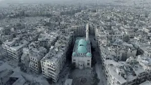 Halep'teki yıkım drone ile görüntülendi