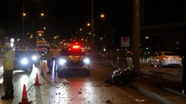 Yarışan motosikletler çarpıştı: Bir kişi öldü, bir kişi ağır yaralı