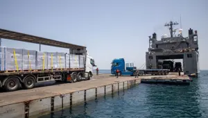 ABD'nin Gazze kıyısına kurduğu iskelede hasar: İnsani yardım operasyonları askıya alındı