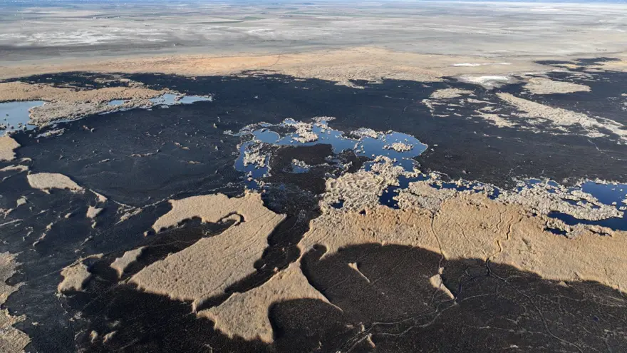 Sultan Sazlığı Milli Parkı'ndaki yangın söndürüldü 5