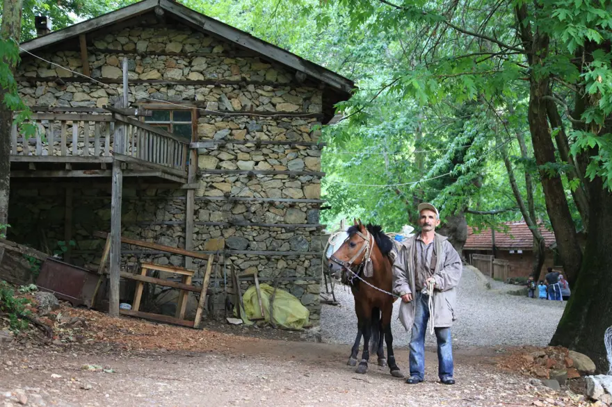 Bin rakımlı tepede zamana meydan okuyan 9 asırlık su değirmeni 4